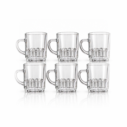 M-102 glass mug set of 6