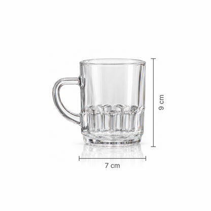 M-102 glass mug dimensions 7 x 9 cm