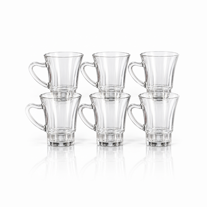 M-104 glass mug set of 6