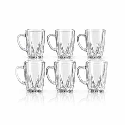 M-105 glass mug set of 6
