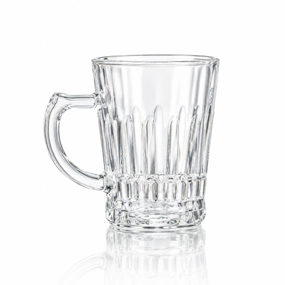 M-106 cut glass mug on white