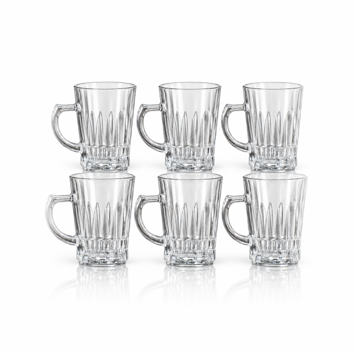 M-106 glass mug set of 6