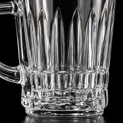 M-106 glass mug cut detail close-up