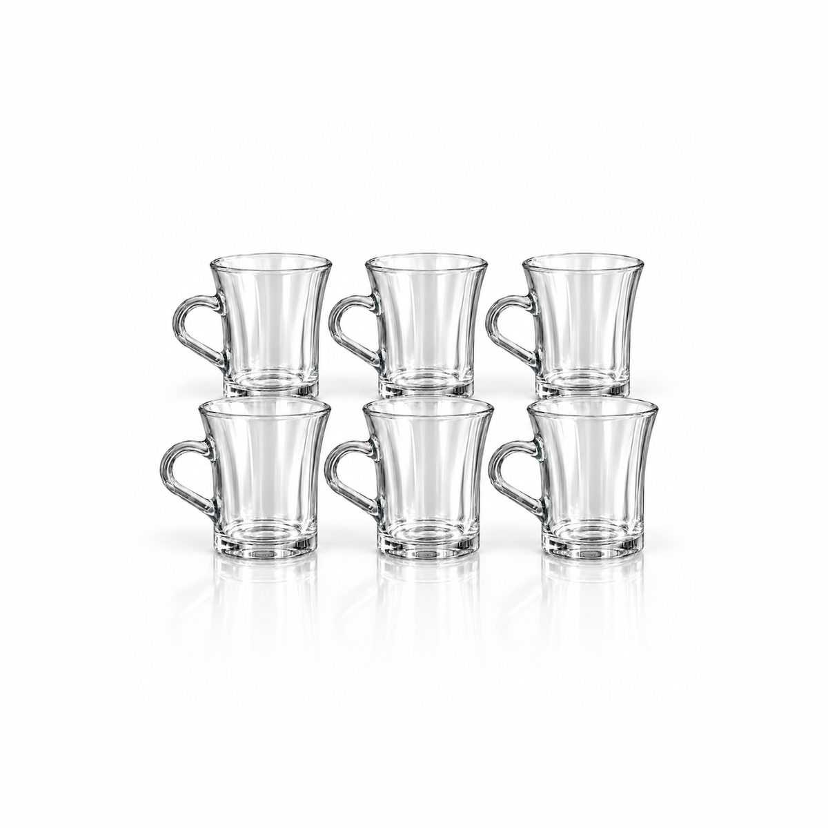 M-107 glass mug set of 6
