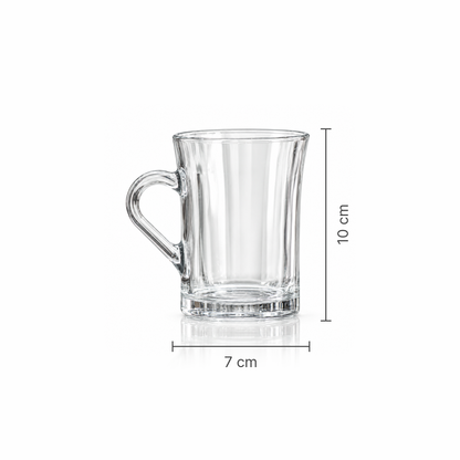 M-109 glass mug dimensions 7 x 10 cm