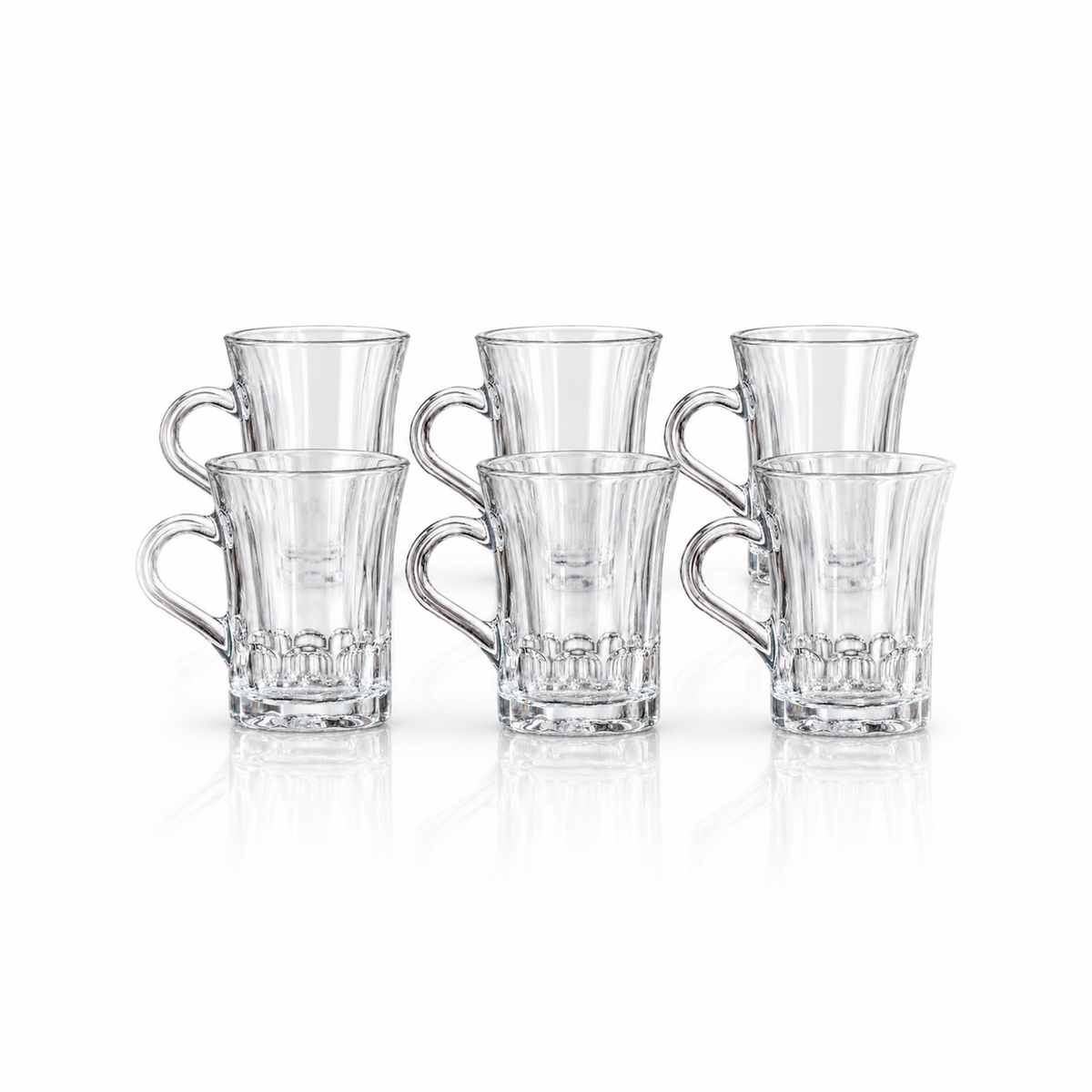 M-113 glass mug set of 6