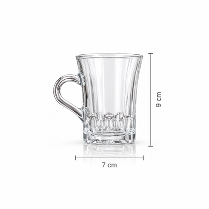 M-113 glass mug dimensions 7 x 9 cm
