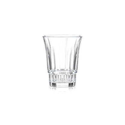 M-114 flared glass tumbler on white