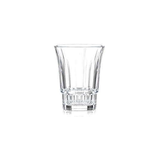 M-114 flared glass tumbler on white