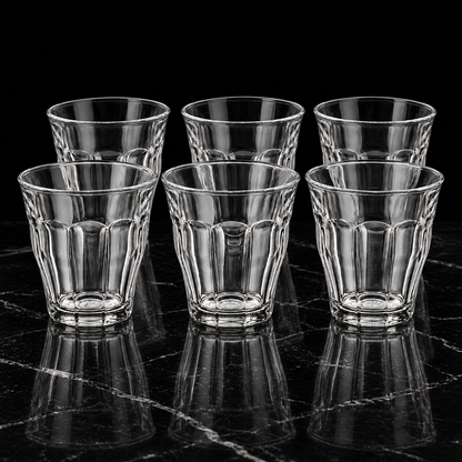 M-116 glasses on black marble