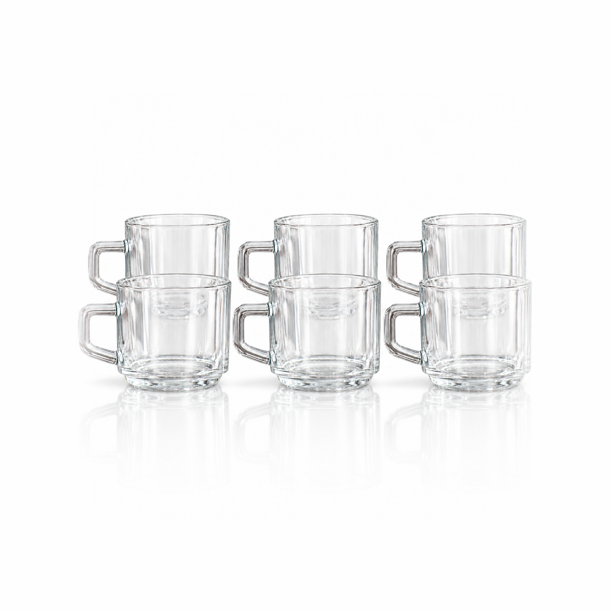 M-121 glass mug set of 6