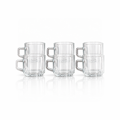M-121 glass mug set of 6