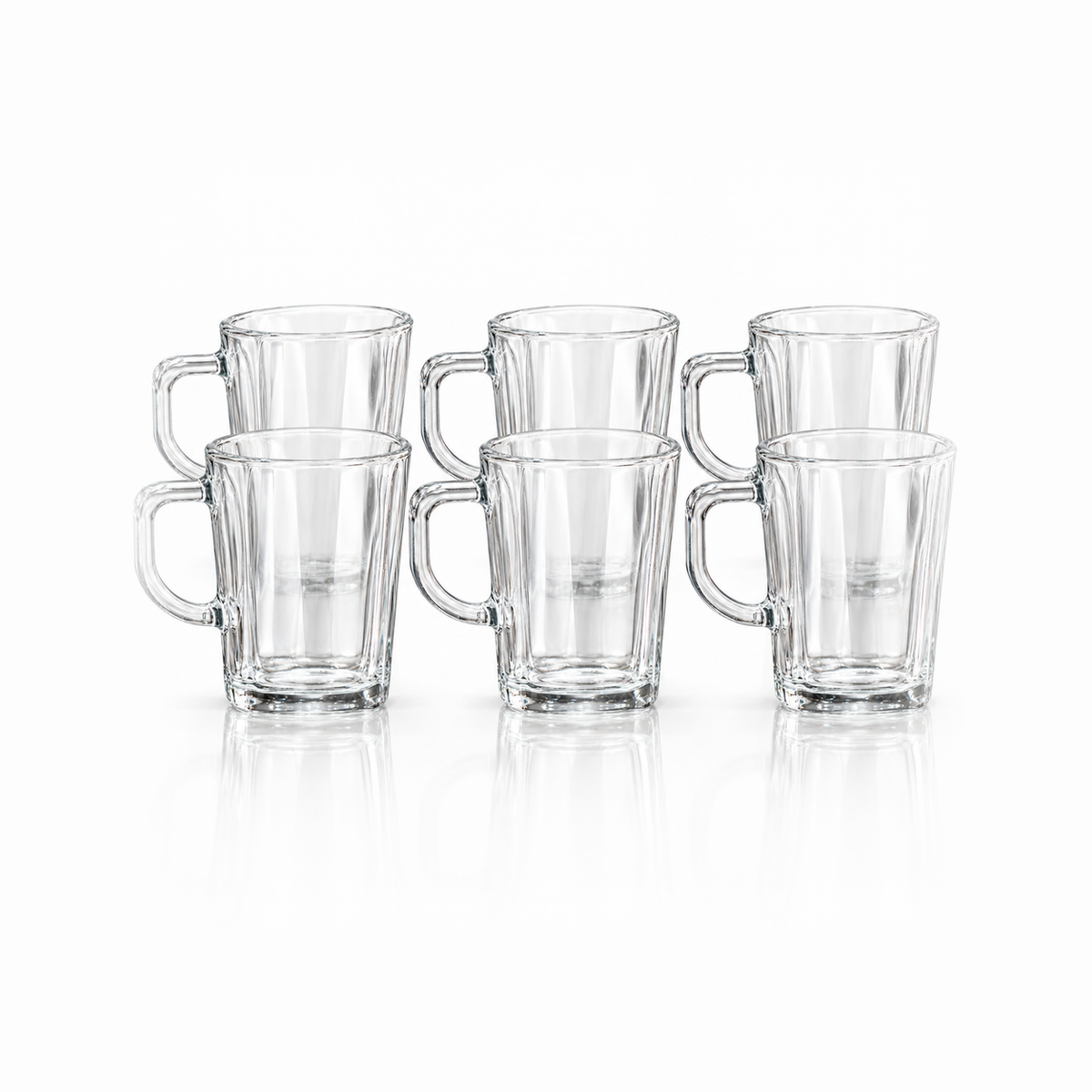 M-122 glass mug set of 6