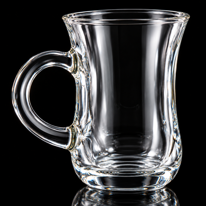 Glass Tea Mug close-up