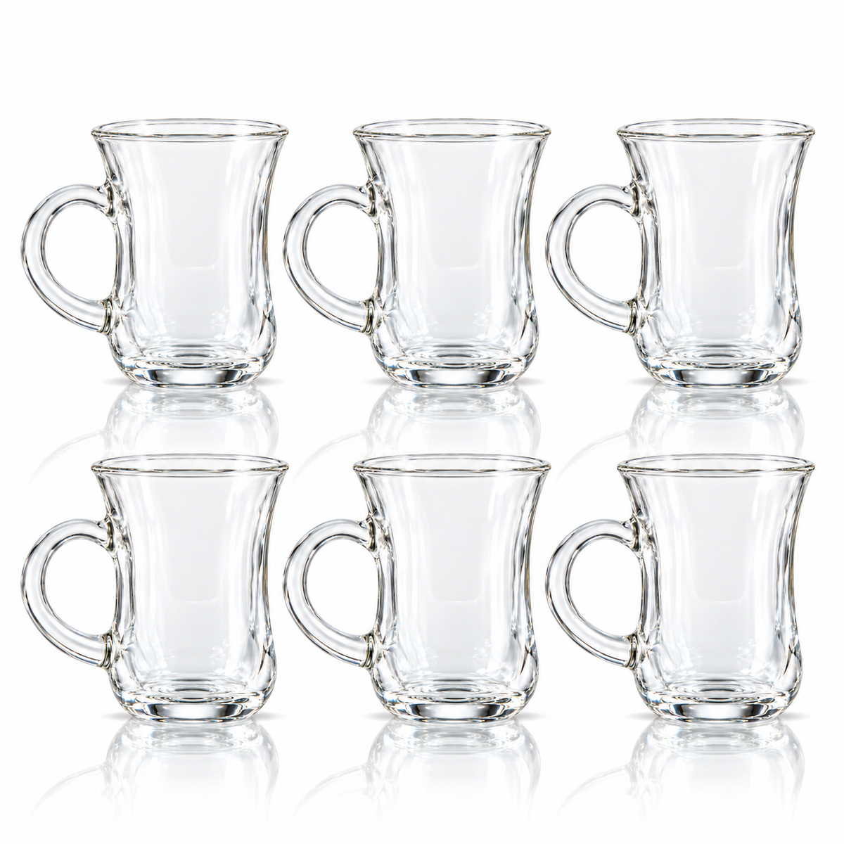 Glass Tea Mug set of 6