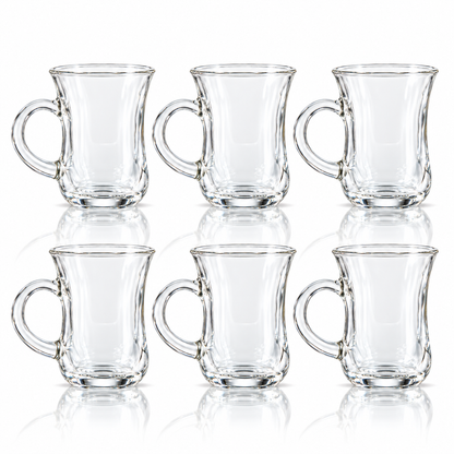 Glass Tea Mug set of 6