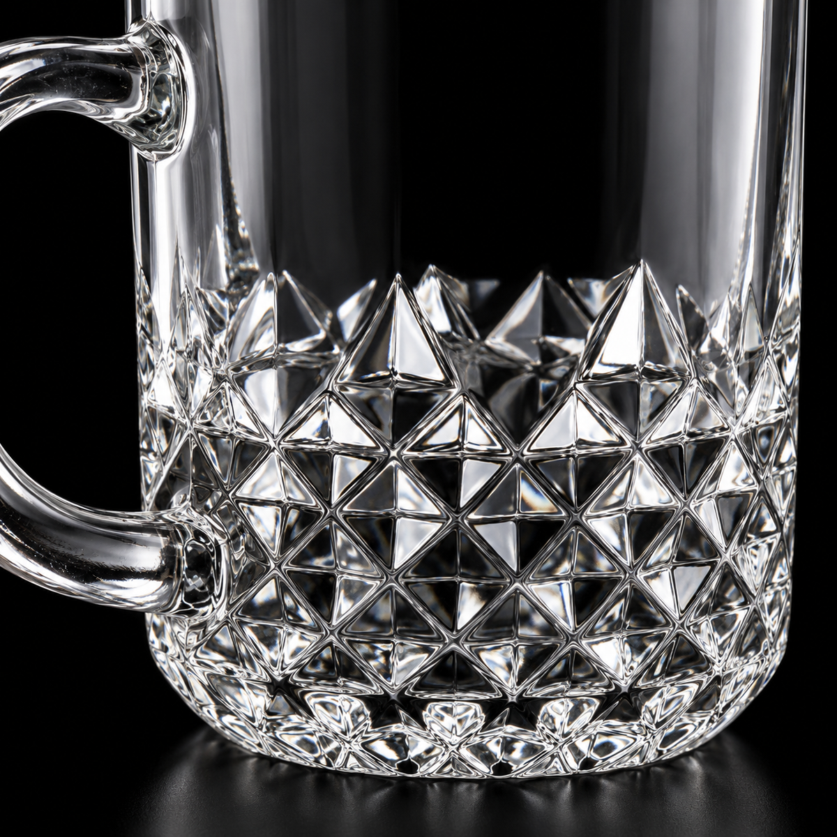 M-207 diamond-point cut close-up