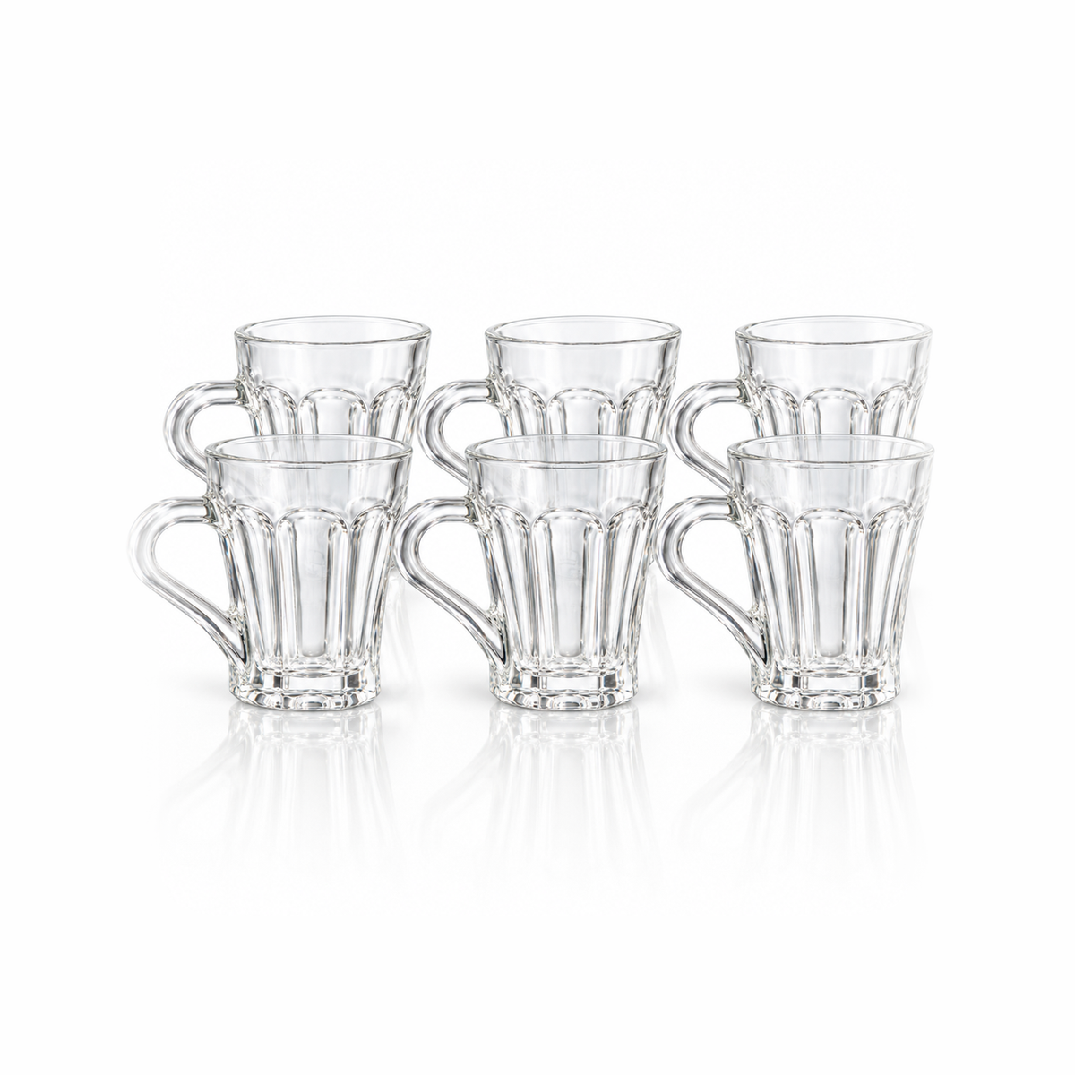 M-211 glass mug set of 6