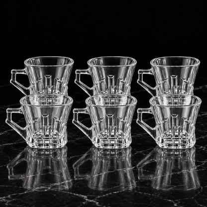M-212 glass cups on black marble