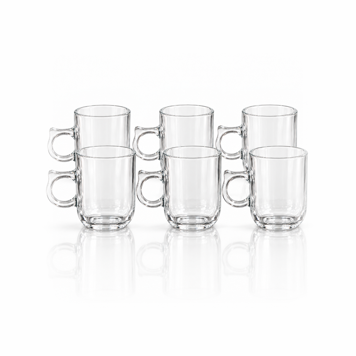 M-214 glass mug set of 6
