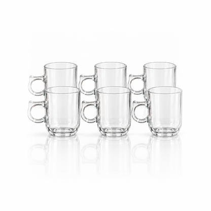 M-214 glass mug set of 6