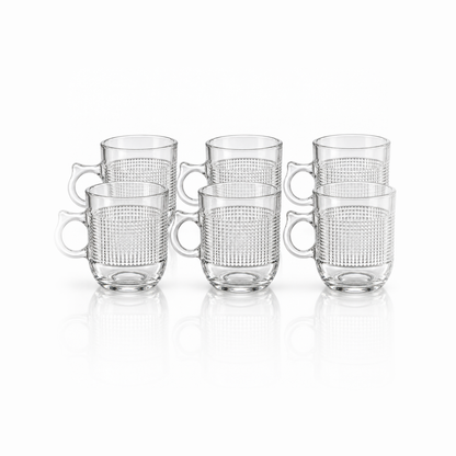 M-215 glass mug set of 6