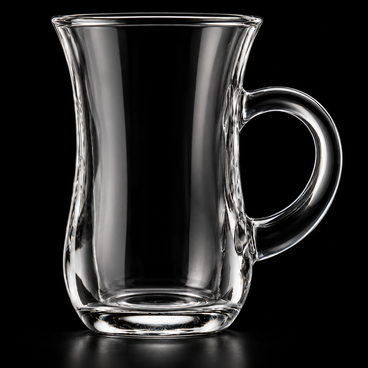 Close-up of the tulip profile and handle