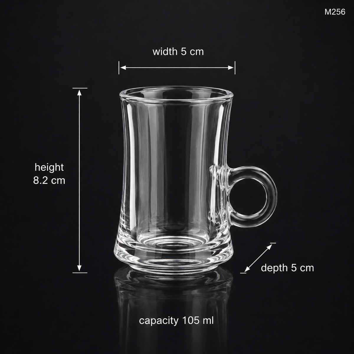 M256 dimensions infographic
