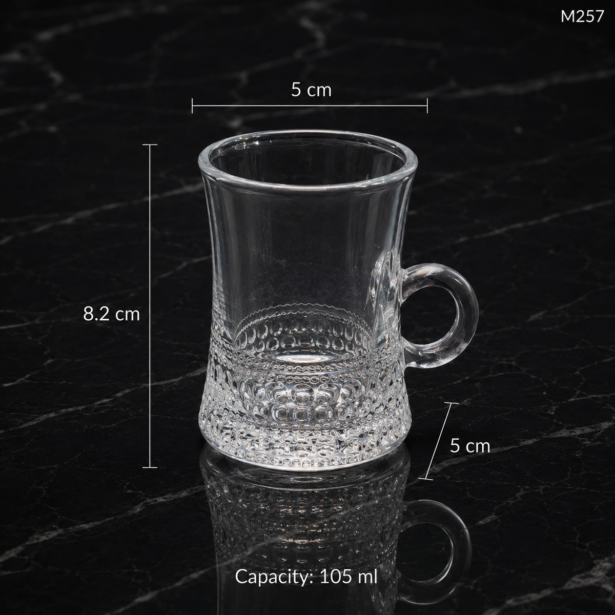 M257 dimensions infographic