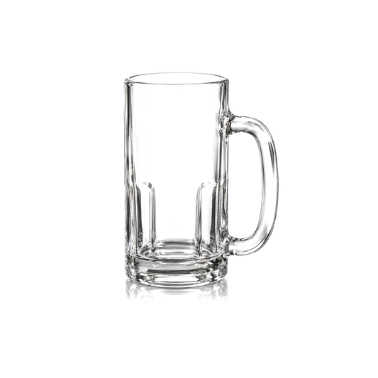 M-307 tall glass mug 500 ml on white