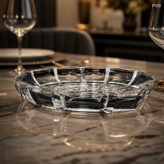 P103 crystal serving fruit plate lifestyle