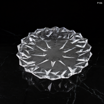 P106 crystal serving fruit plate dark luxury hero