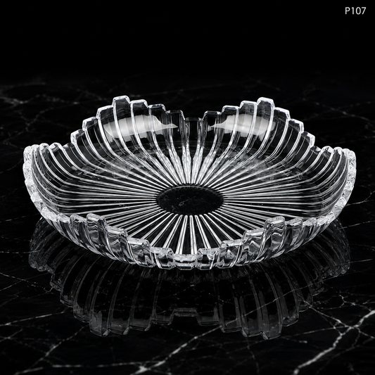 P107 crystal serving fruit plate dark luxury hero