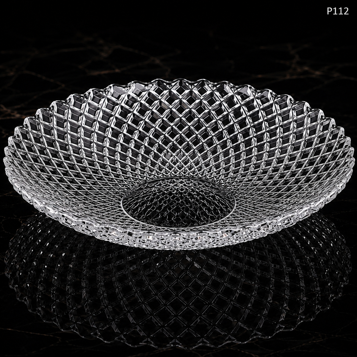 P112 crystal plate close view