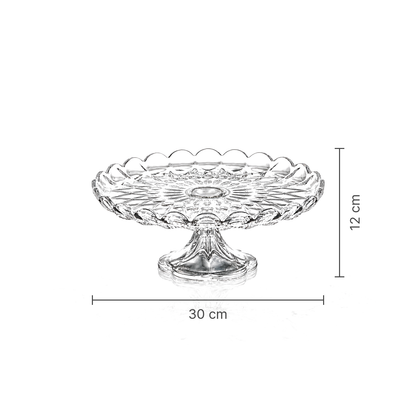 Crystal cake stand dimensions