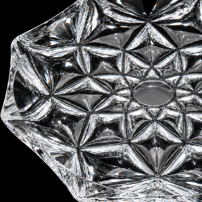 P-206 star facet crystal detail close-up