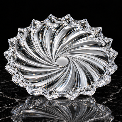 Serving Plate on black marble