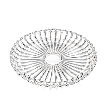 Crystal sunburst serving plate set