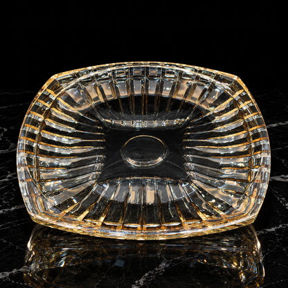 Serving Plate on black marble