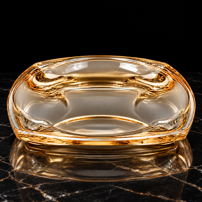 Serving Plate on black marble