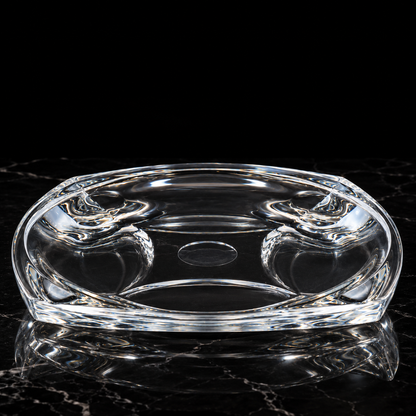 Serving Plate on black marble