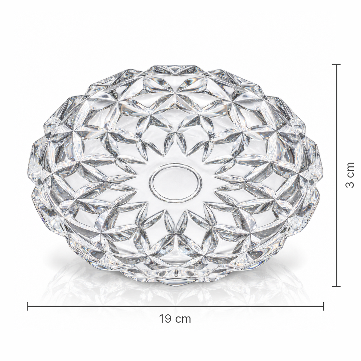 Crystal Serving Plate second view