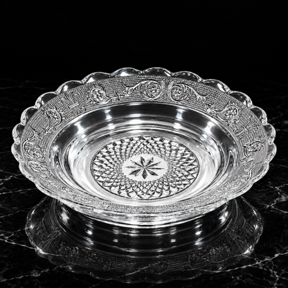 Serving Plate on black marble