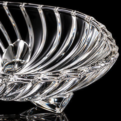 Crystal Serving Plate detail