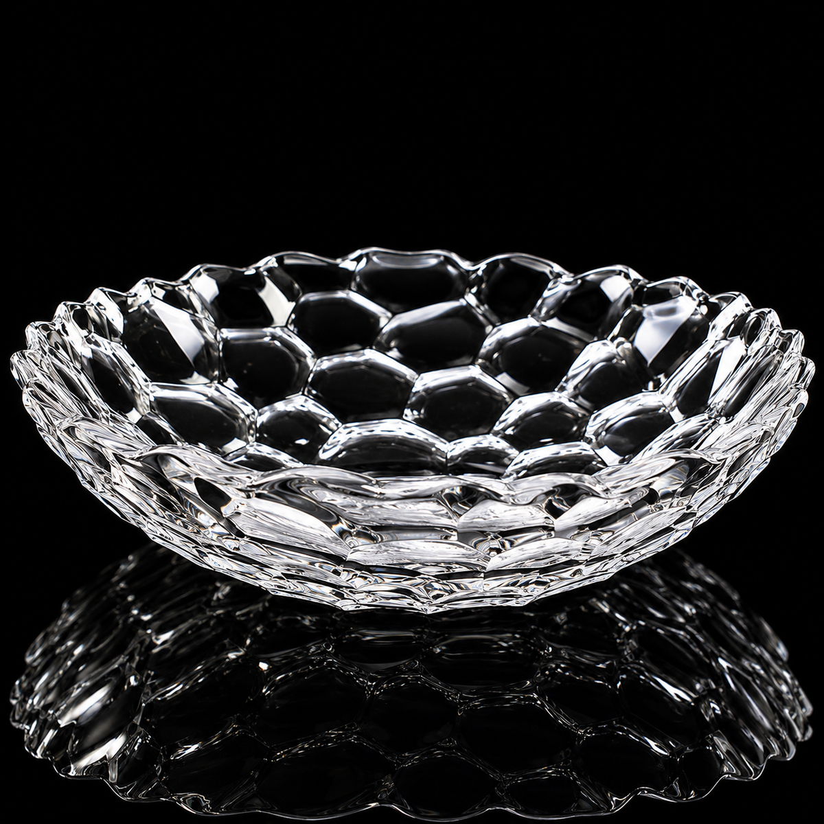 Crystal Serving Plate detail