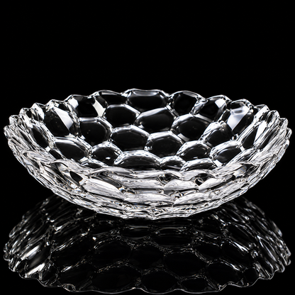Crystal Serving Plate detail