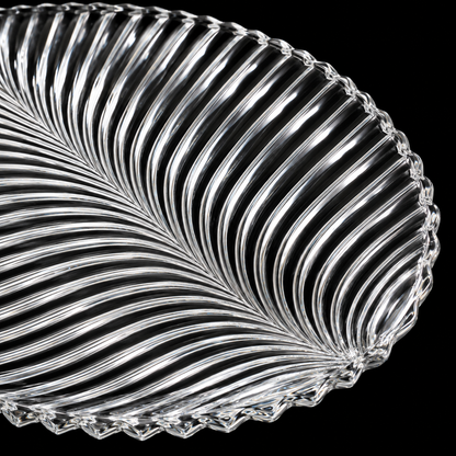 P-502 palm leaf rib detail close-up