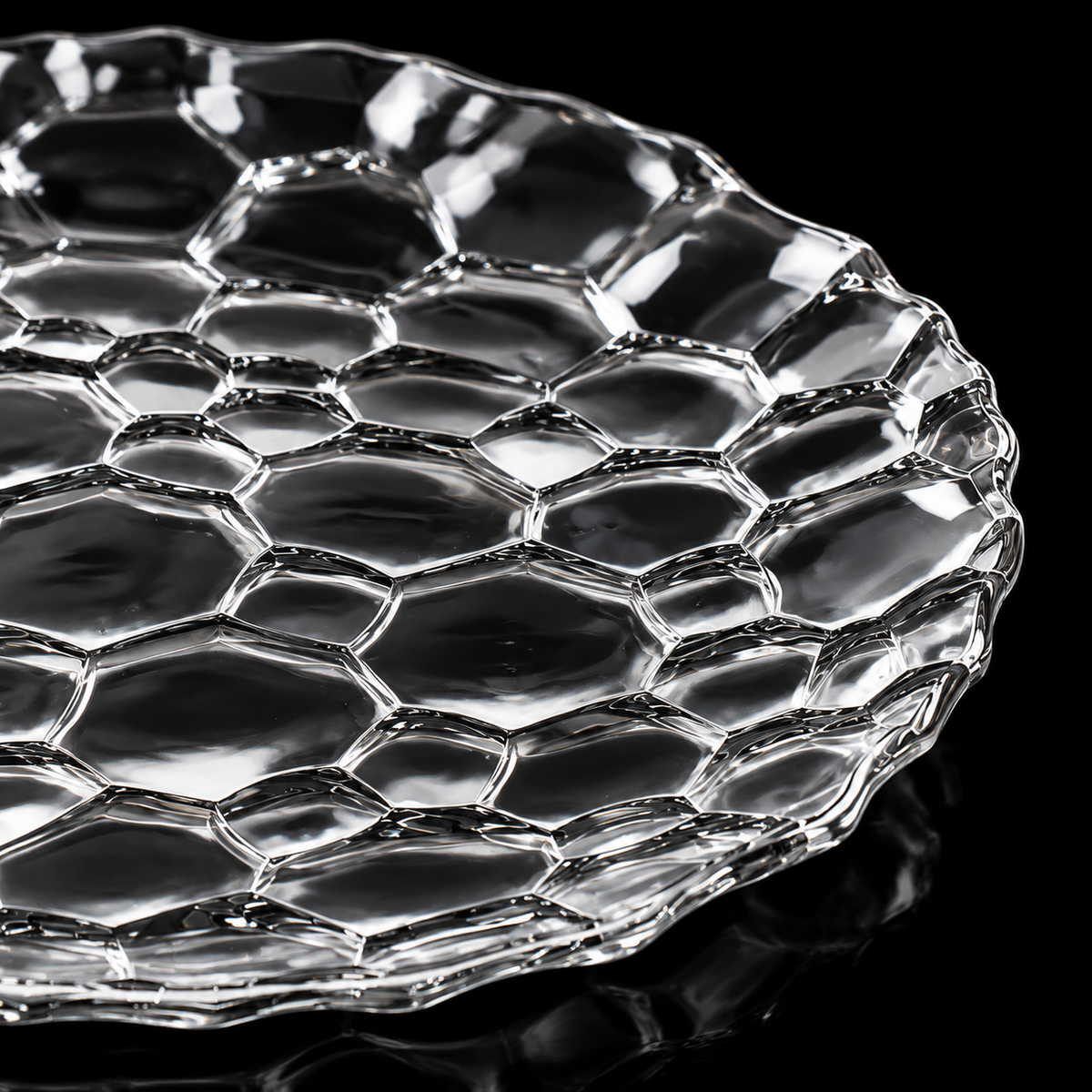 P-504 pebble facet detail close-up