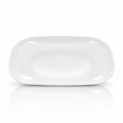 P810 dark luxury hero oval ceramic platter