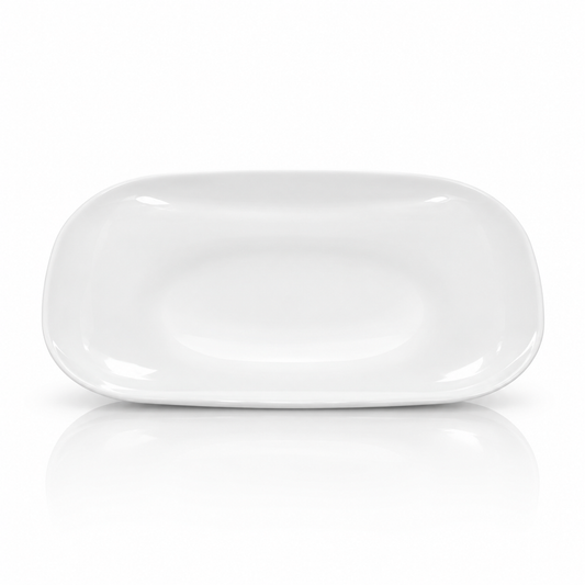 P810 dark luxury hero oval ceramic platter